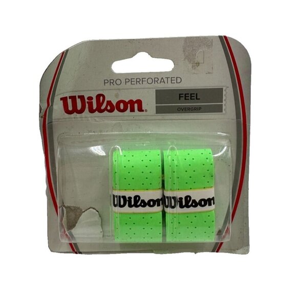 Gamma Ocho 17 Tennis String + Wilson Pro Perforated Overgrip 2-Pack Open Box - Picture 4 of 5
